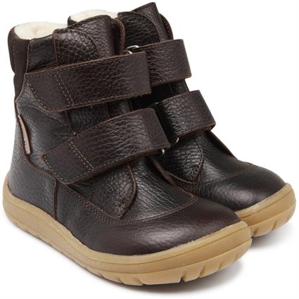 Angulus Tex-Støvle Med Velcrolukning Dark Brown/Dark Brown - Str. 24