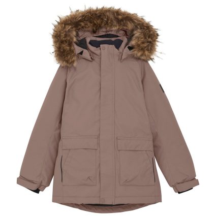 Color Kids Antler Parka m. Fake Fur - Str. 128