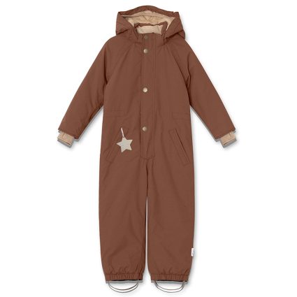 Mini A ture Rootbeer brown Wanni Fleece Flyverdragt - Str. 3 år/98