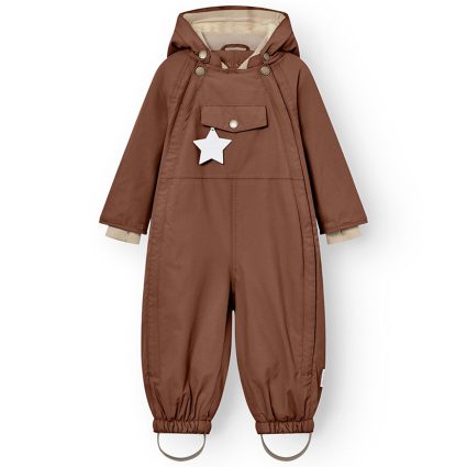 Mini A ture Rootbeer brown Wisti Fleece Flyverdragt - Str. 12 mdr/80