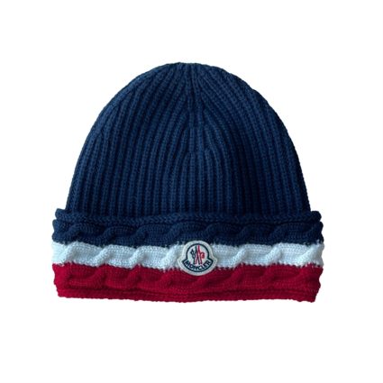 Moncler Berretto Tricot Hue Navy - Str. S/50-52