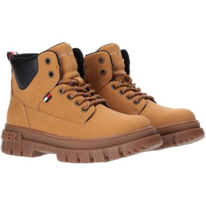 Tommy Hilfiger Ochre Lace-Up Støvle - Str. 38