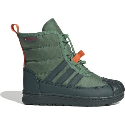 adidas Originals Preloved Green/Mineral Green/Orange Superstar 360 Boot 2.0 C Støvler - Str. 28